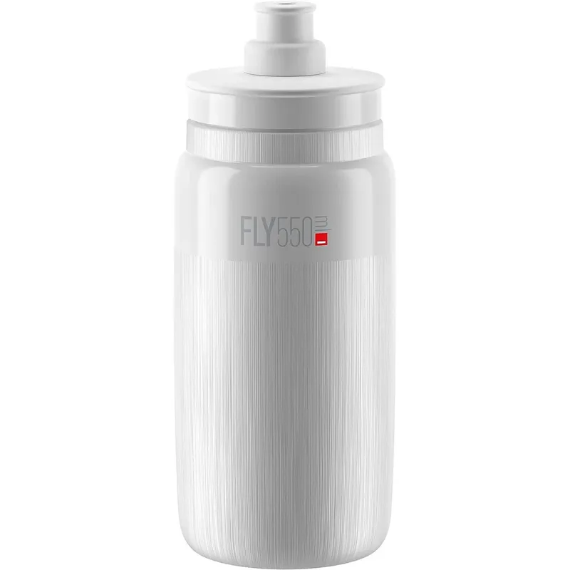 Elite Fly Tex 550ml Water Bottle in White